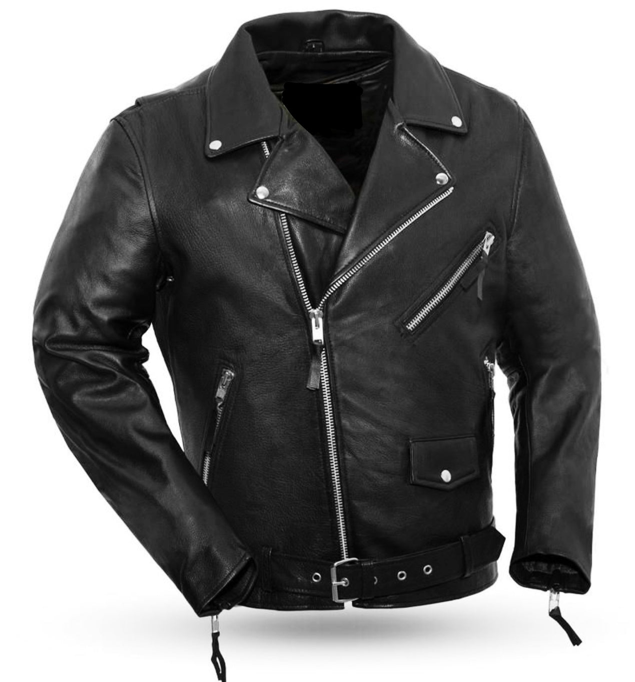 ORIGINAL COW HIDE BIKER JACKET FOR MEN
