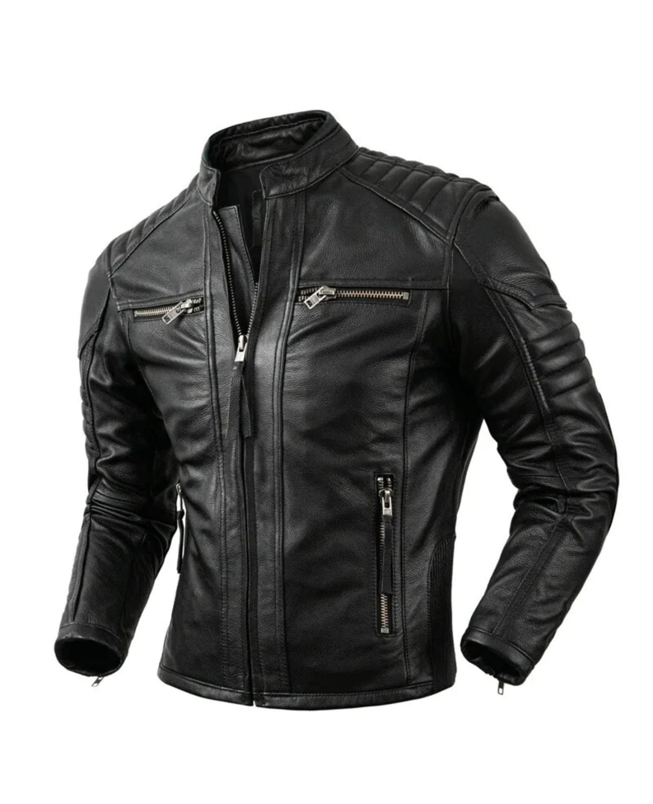 ORIGINAL COW HIDE BIKER JACKET FOR MEN