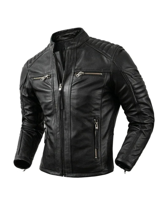 ORIGINAL COW HIDE BIKER JACKET FOR MEN