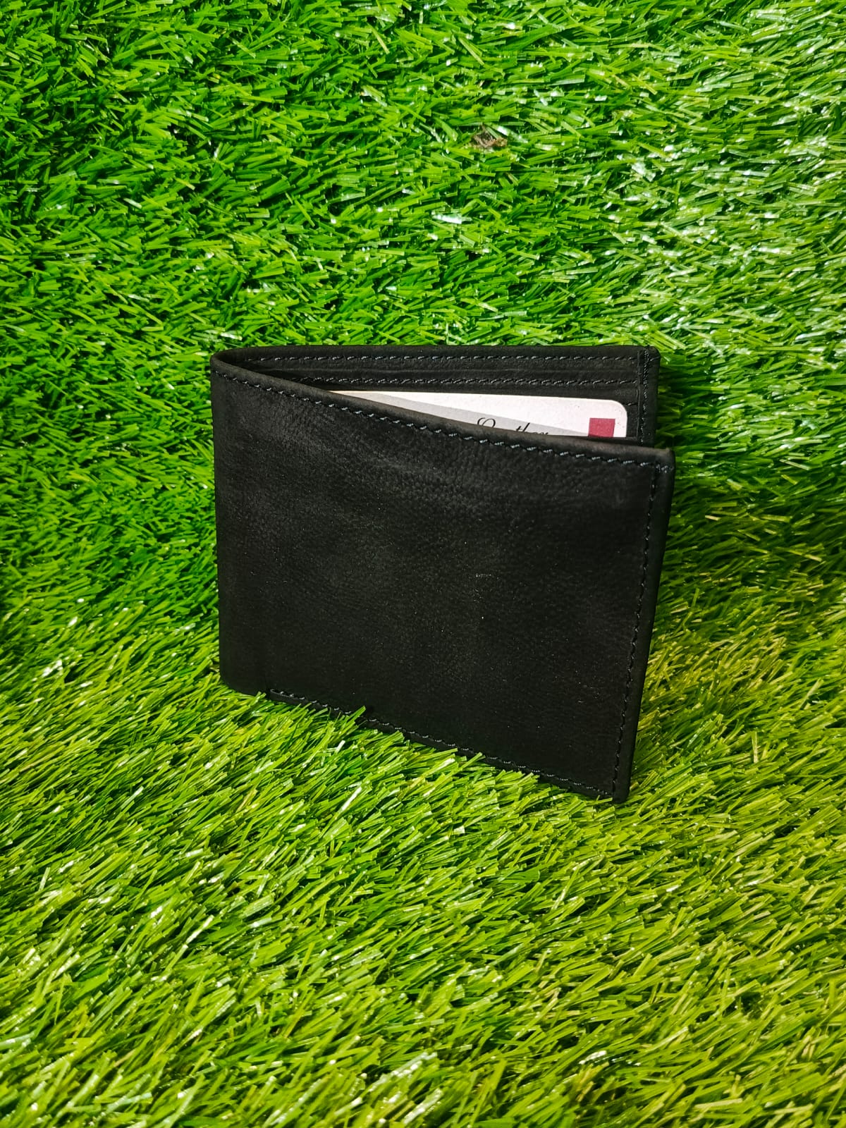 COW SUEDE LEATHER WALLET FOR MEN