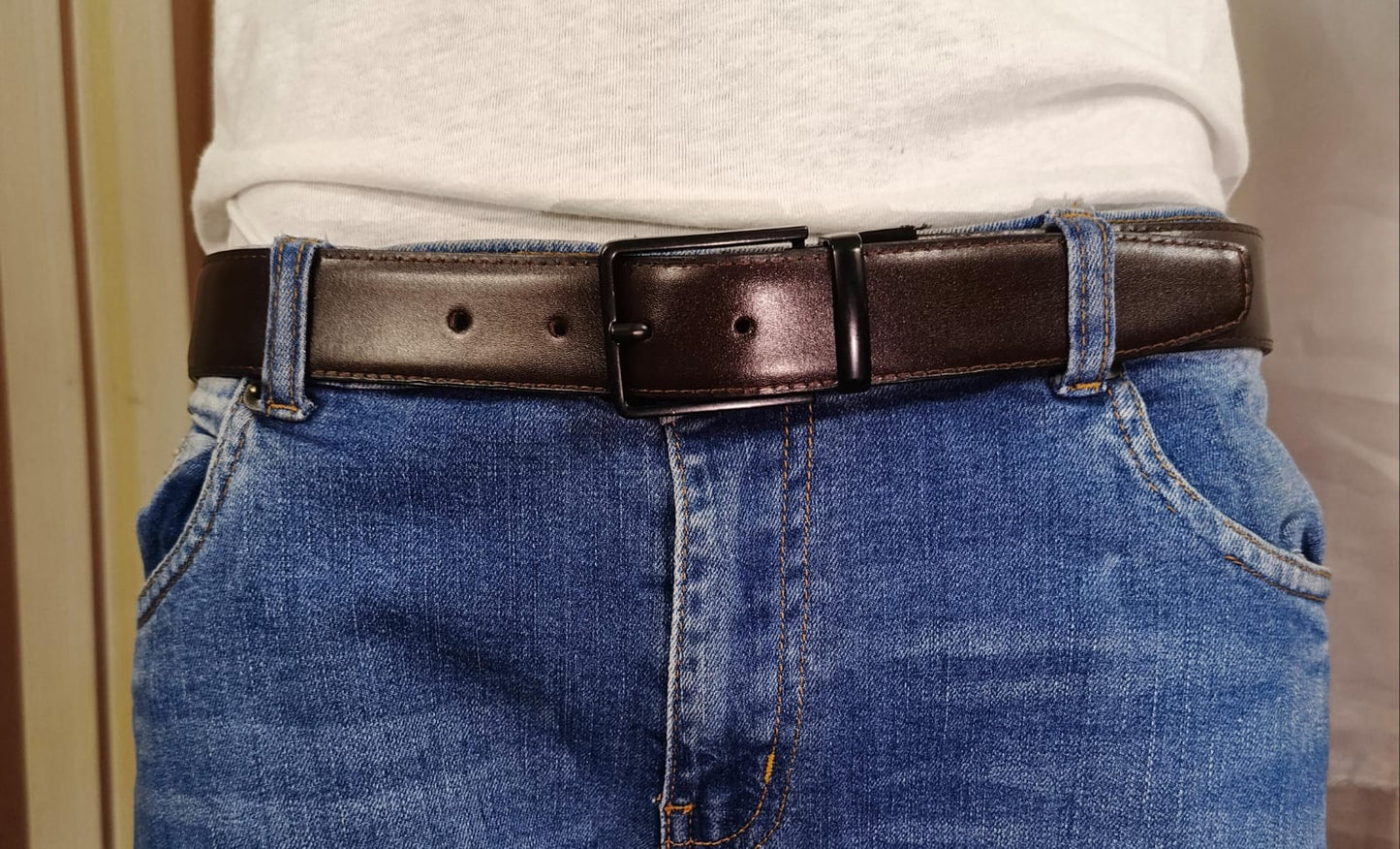 ORIGINAL COWHIDE DOUBLE SIDE BELT