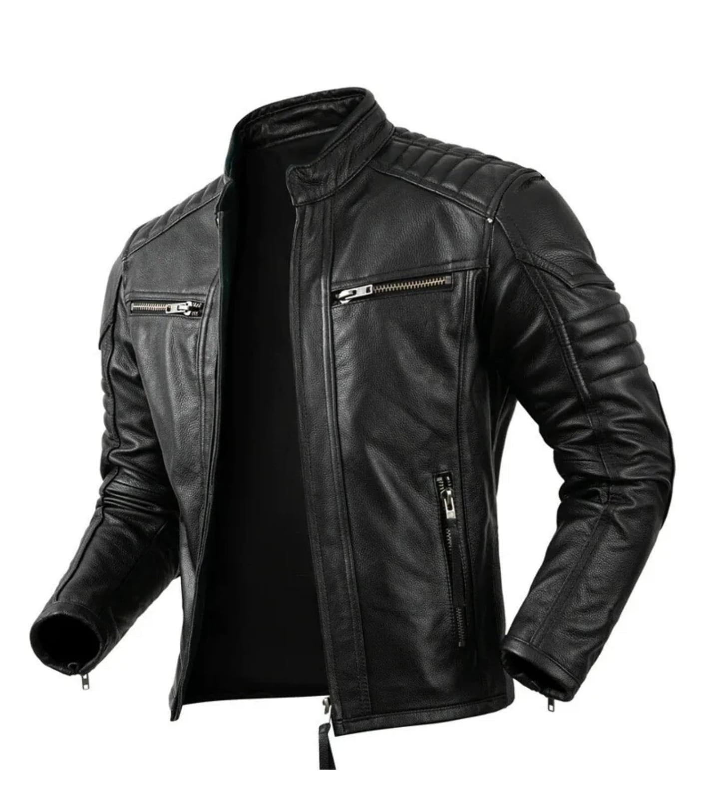 ORIGINAL COW HIDE BIKER JACKET FOR MEN