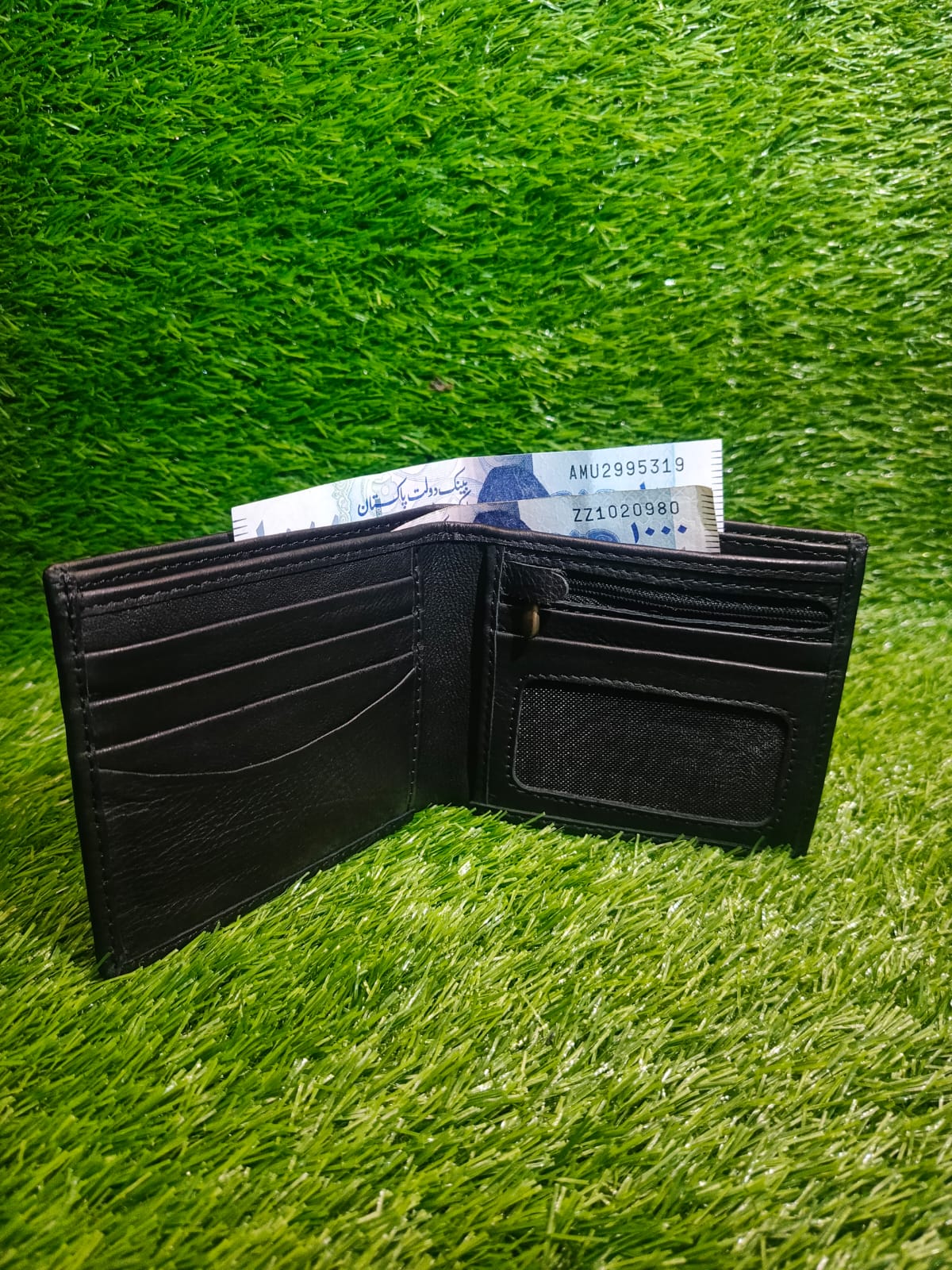 WALLET FOR MEN IN NATURAL COW GRAIN LEATHER